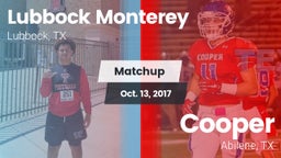 Matchup: Lubbock Monterey vs. Cooper  2017