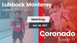 Matchup: Lubbock Monterey vs. Coronado  2017