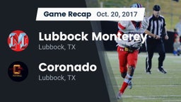 Recap: Lubbock Monterey  vs. Coronado  2017