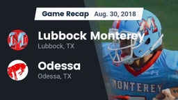 Recap: Lubbock Monterey  vs. Odessa  2018