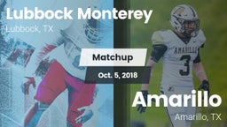 Matchup: Lubbock Monterey vs. Amarillo  2018