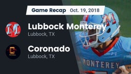 Recap: Lubbock Monterey  vs. Coronado  2018
