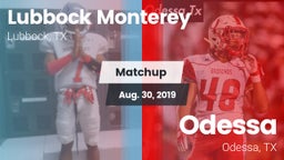 Matchup: Lubbock Monterey vs. Odessa  2019