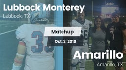 Matchup: Lubbock Monterey vs. Amarillo  2019