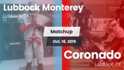 Matchup: Lubbock Monterey vs. Coronado  2019