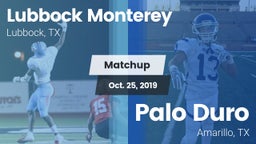 Matchup: Lubbock Monterey vs. Palo Duro  2019
