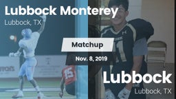 Matchup: Lubbock Monterey vs. Lubbock  2019
