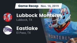 Recap: Lubbock Monterey  vs. Eastlake  2019