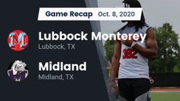 Recap: Lubbock Monterey  vs. Midland  2020