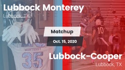 Matchup: Lubbock Monterey vs. Lubbock-Cooper  2020