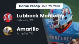 Recap: Lubbock Monterey  vs. Amarillo  2020