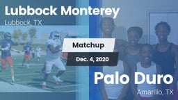 Matchup: Lubbock Monterey vs. Palo Duro  2020