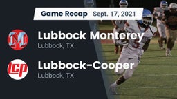 Recap: Lubbock Monterey  vs. Lubbock-Cooper  2021