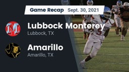 Recap: Lubbock Monterey  vs. Amarillo  2021
