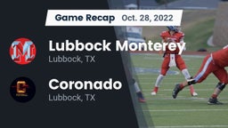 Recap: Lubbock Monterey  vs. Coronado  2022