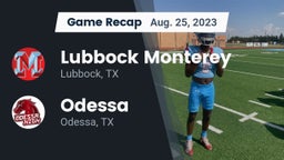 Recap: Lubbock Monterey  vs. Odessa  2023