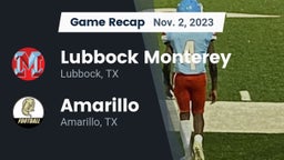 Recap: Lubbock Monterey  vs. Amarillo  2023