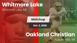 Matchup: Whitmore Lake vs. Oakland Christian  2020