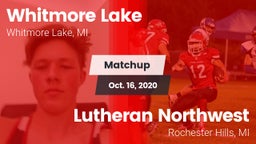 Matchup: Whitmore Lake vs. Lutheran Northwest  2020
