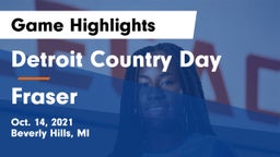 Detroit Country Day  vs Fraser Game Highlights - Oct. 14, 2021