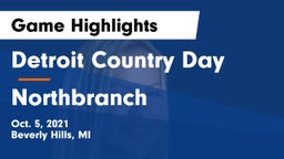 Detroit Country Day  vs Northbranch Game Highlights - Oct. 5, 2021