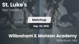 Matchup: St. Luke's vs. Wilbraham & Monson Academy  2016