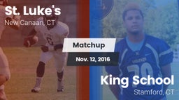 Matchup: St. Luke's vs. King School 2016