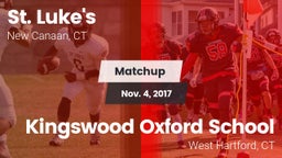 Matchup: St. Luke's vs. Kingswood Oxford School 2017