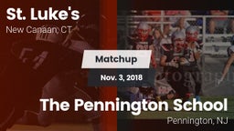 Matchup: St. Luke's vs. The Pennington School 2018