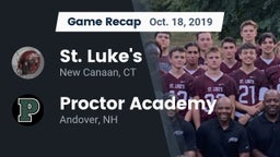 Recap: St. Luke's  vs. Proctor Academy  2019