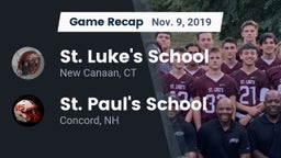 Recap: St. Luke's School vs. St. Paul's School 2019