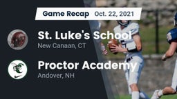 Recap: St. Luke's School vs. Proctor Academy  2021