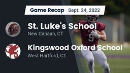 Recap: St. Luke's School vs. Kingswood Oxford School 2022