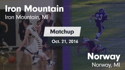 Matchup: Iron Mountain vs. Norway  2016