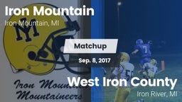 Matchup: Iron Mountain vs. West Iron County  2017