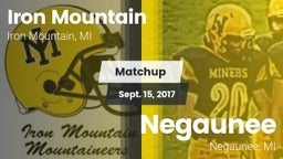 Matchup: Iron Mountain vs. Negaunee  2017