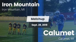Matchup: Iron Mountain vs. Calumet  2018
