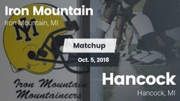 Matchup: Iron Mountain vs. Hancock  2018