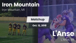 Matchup: Iron Mountain vs. L'Anse  2018