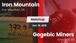Matchup: Iron Mountain vs. Gogebic Miners 2018