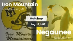 Matchup: Iron Mountain vs. Negaunee  2019