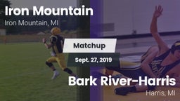 Matchup: Iron Mountain vs. Bark River-Harris  2019