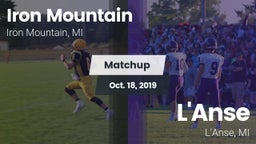 Matchup: Iron Mountain vs. L'Anse  2019