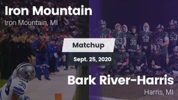 Matchup: Iron Mountain vs. Bark River-Harris  2020