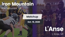 Matchup: Iron Mountain vs. L'Anse  2020