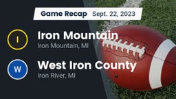 Recap: Iron Mountain  vs. West Iron County  2023