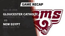 Recap: Gloucester Catholic  vs. New Egypt  2016