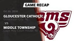 Recap: Gloucester Catholic  vs. Middle Township  2016