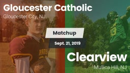 Matchup: Gloucester Catholic vs. Clearview  2019