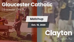 Matchup: Gloucester Catholic vs. Clayton  2020